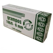 Grampo Galvanizado 106/6 Caixa 5000 UN ACC