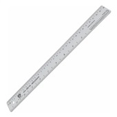 Régua Molegata Cristal 30cm 1 UN Trident