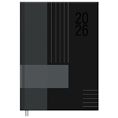 Agenda 2026 Costurada Modena Preta 12,3 x 16,6cm 176 FL 1 UN Foroni