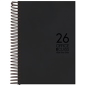 Agenda 2026 Espiral Office Class Day By Day Preta 13 x 18,8cm 200 FL 1