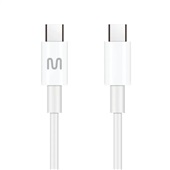 Cabo USB-C para USB-C 1,2m Branco WI453 1 UN Multilaser