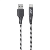 Cabo USB-C Nylon 1,5m Preto 1 UN I2GO