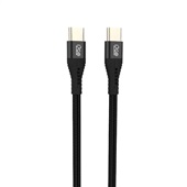 Cabo USB-C + USB-C Nylon 2m Preto 1 UN I2GO