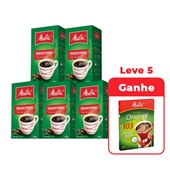 Leve 5 Cafés em Pó Tradicional 500g Melitta - Ganhe 1 Filtro Melitta