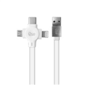 Cabo Flet 3x1 2M Branco 1UN I2GO