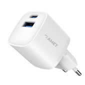 Carregador de Parede USB-C + USB-A Gan Ultra Charger 25W 1941 Branco 1