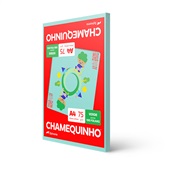 Papel Chamequinho A4 Sulfite Verde 210x297mm 75g PT 100 FL Chamex