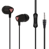 Fone de Ouvido Oex P2 1,2m Preto e Rosa FN200 1 UN