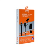 Kit Carregador e Cabo 2 em 1 20W CG207 Preto 1 UN OEX