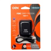 Fone de Ouvido Candy Freedom Bluetooth 5.0 TWS11 Preto 1 UN OEX