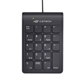 Teclado Numérico USB KN-12BK 1 UN C3Tech