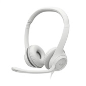 Headset com Fio USB H390 Branco 1 UN Logitech