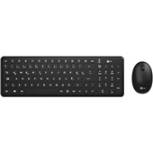 Kit Teclado e Mouse Sem Fio Lenovo Lecoo KW204 Preto 1 UN