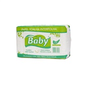 Papel Toalha Interfolha 2 Dobras Baby 22,5x21cm PT 1000 FL