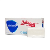 Papel Toalha Interfolha 2 Dobras Baby 22x21cm Folha Dupla CX 2000 FL