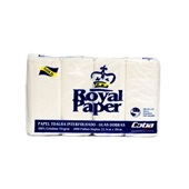 Papel Toalha Interfolha 2 Dobras Folha Dupla Royal Paper 22,5x20cm PT