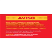 Placa Ações Discriminatórias Precificar 21,0X29,7CM ASP3099 1 UN