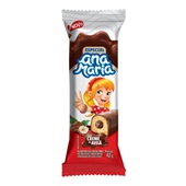 Bolinho Ana Maria com Recheio de Creme de Avelã e Cobertura Chocolate