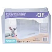 Expositor Plascony em Polipropileno Flexível Multiuso 330mmx75mmx260mm