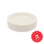 Prato Raso Descartável Bioplast 15cm Pacote com 50 UN Gimba
