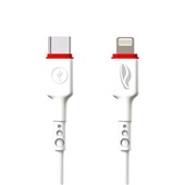 Cabo USB-C C3Tech Lightning CB-CL100WH 1m Branco 1 UN
