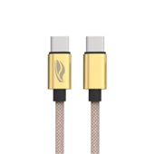 Cabo USB-C para USB-C C3Tech CB-P200GD 1 m Dourado 1 UN