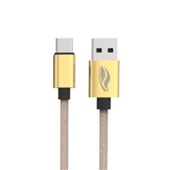 Cabo USB e USB-C C3Tech CB-C200GD 1m Dourado 1 UN