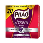 Cápsula de Café Espresso 8 52g CX 20 UN Pilão