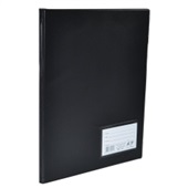 Pasta Catálogo Ofício com 50 Envelopes Visor 245x335x20mm Preto 1 UN M