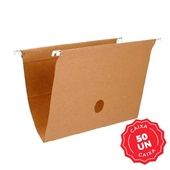 Pasta Suspensa com Haste de Metal 360x240mm Kraft 0004.X 50 UN Dello