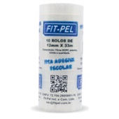 Fita Adesiva Fit Pel Transparente 12mmx33m 10 UN