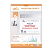 Expositor Quadro de Aviso Multiuso A3 420x5x300mm Cristal 0533 1 UN De
