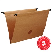 Pasta Suspensa 360x240mm Kraft 0002.X 50 UN Dello