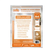 Expositor Quadro Multiuso Rigido A4 Cristal 538 1 UN Dello