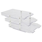 Caixa de Correspondência Maxcril Tripla Móvel Slim Cristal 1 UN