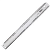Régua Maxcril Cristal 40cm 1 UN