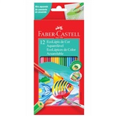 Lápis de Cor Faber Castell Aquarelável 12 Cores