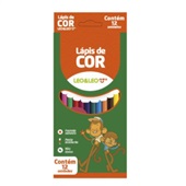 Lápis de Cor Redondo 12 Cores 4692 LEO E LEO