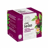 Chá Leão Hibisco Rosa e Amora Caixa com 10 UN