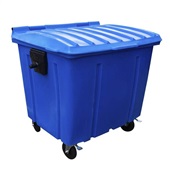 Container Injetado Lar Plásticos sem Pedal Azul 1000L 1 UN