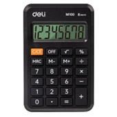 Calculadora de Bolso Deli Preta 1 UN