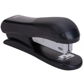 Grampeador Deli com Capa Emborrachada até 25 Folhas Preto 1 UN