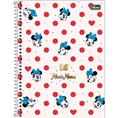 Caderno Universitário Tilibra Capa Dura Minnie D 80 FL 1 UN