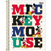Caderno Universitário Tilibra Capa Dura Mickey B 80 FL 1 UN