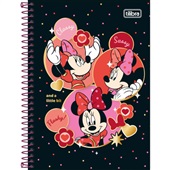 Caderno Tilibra 1/4 Espiral Capa Dura Minnie B 80 Folhas 1 UN