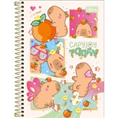 Caderno Tilibra 1/4 Espiral Capa Capy Club A 80 Folhas 1 UN