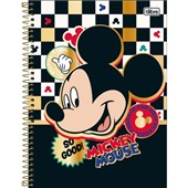 Caderno Universitário Tilibra Capa Dura Mickey D 80 FL 1 UN