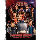 Caderno Universitário Tilibra Capa Dura Stranger Things A 80 FL 1 UN