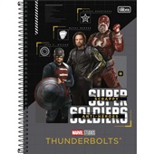 Caderno Universitário Tilibra Capa Dura Thunderbolts A 80 FL 1 UN