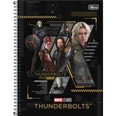 Caderno Universitário Tilibra Capa Dura Thunderbolts B 80 FL 1 UN
